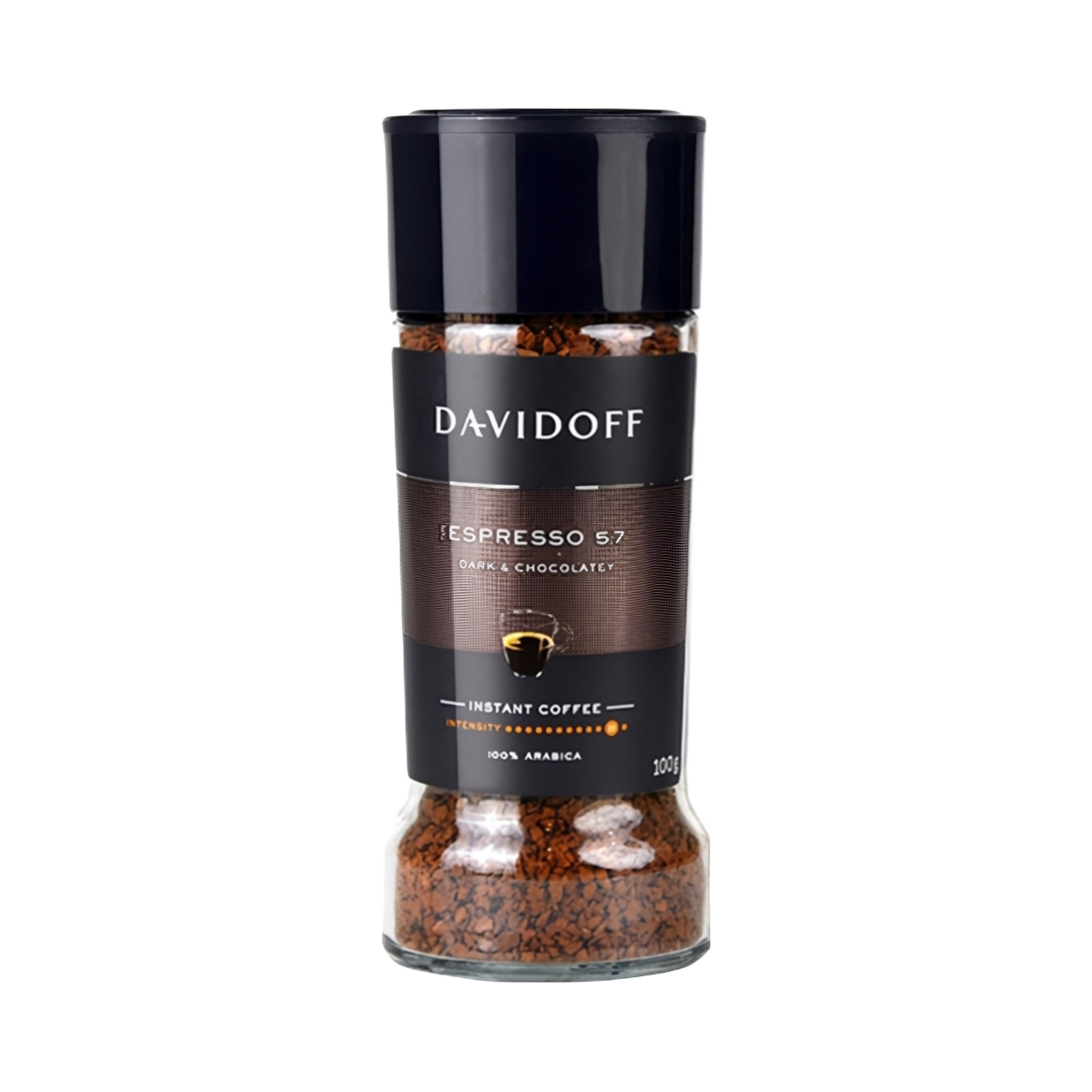 推荐商品：Davidoff/大卫杜夫 速溶无蔗糖黑咖啡粉 100g 瓶装 香浓冰美式冷热双泡