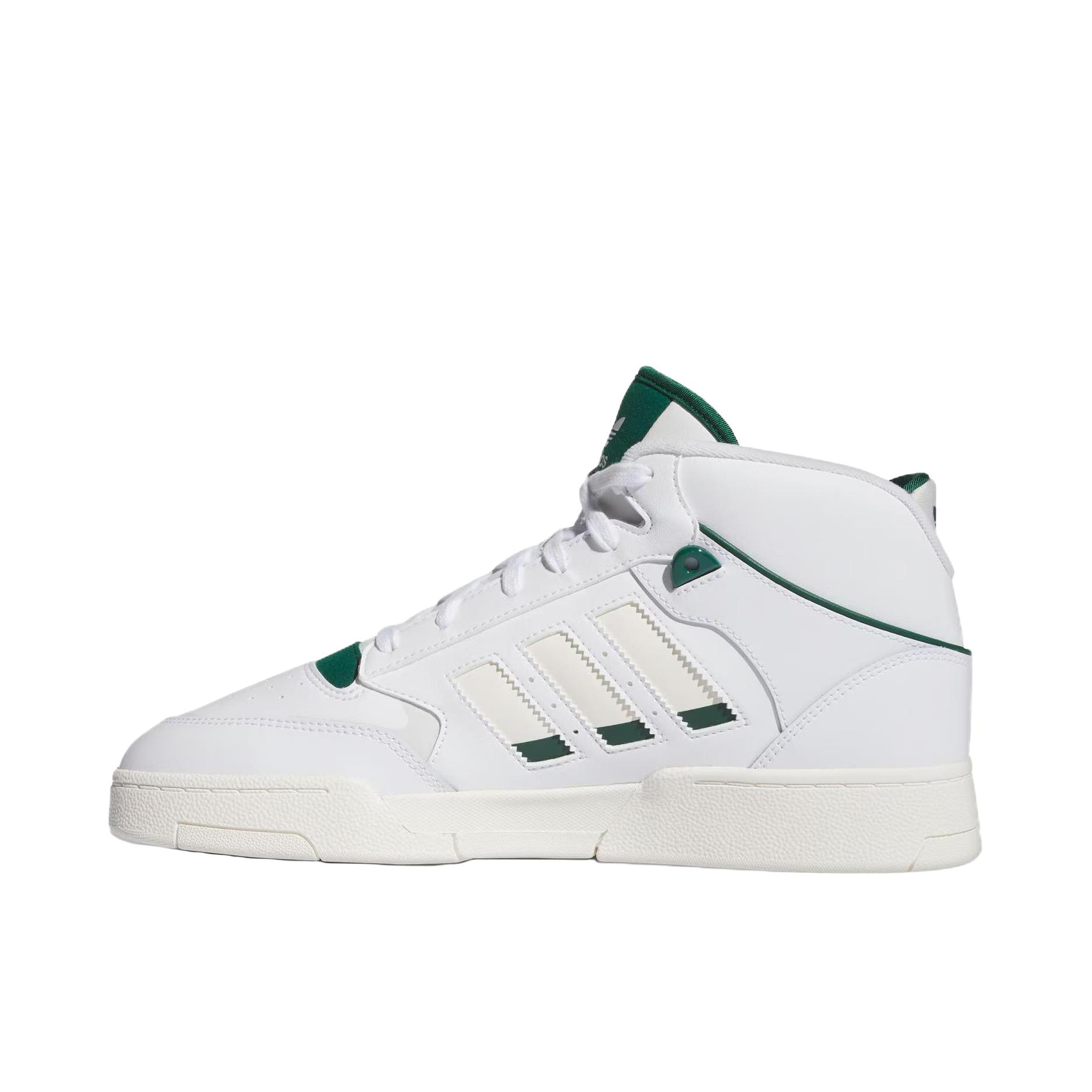 推荐商品：adidas Originals Drop Step 板鞋 复古耐磨透气舒适百搭 绿色/白色