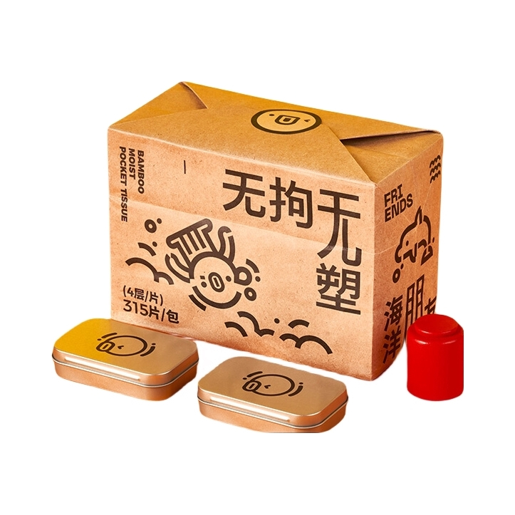 推荐商品：BAMBOO COMET/彗竹生活 无香 4层 手帕纸 四层加厚 定格压花