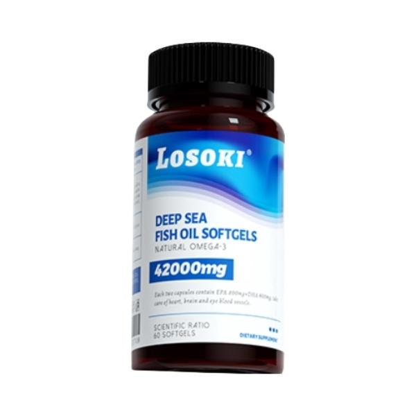 推荐商品:losoki/乐斯可 深海鱼油软胶囊 养护心脑