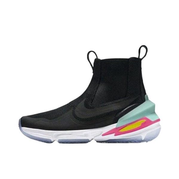 推荐商品：Nike Air Zoom Legend /RT 时尚潮流 防滑轻便 舒适圆头 高帮 运动休闲鞋 Black Multi Color Riccardo Tisci联名/女款/黑色