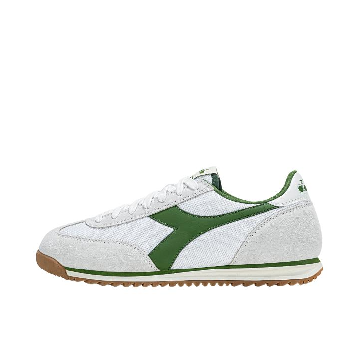 推荐商品：Diadora CROSS 复古 透气 运动休闲鞋 白色/绿色