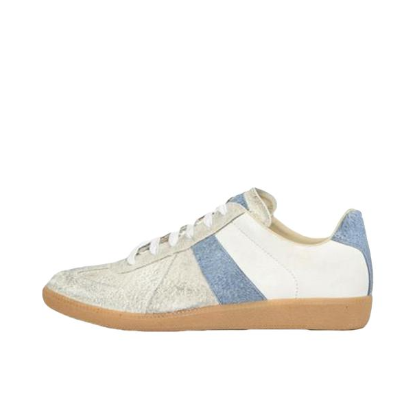 推荐商品：Maison Margiela/梅森·马吉拉 运动休闲鞋 做旧轻质 S57WS0511P8224 白色/银色