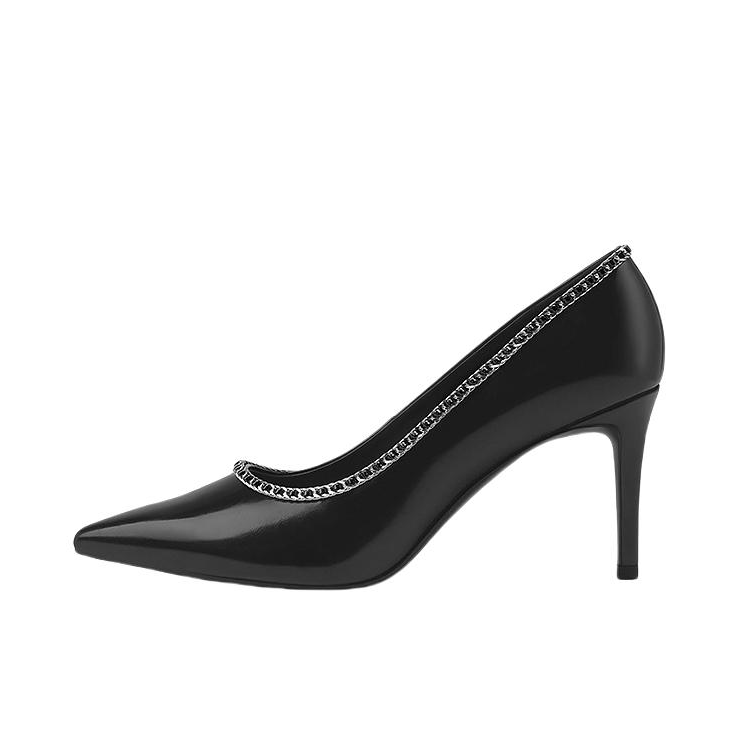 推荐商品：CHARLES&KEITH 高跟鞋 尖头细跟优雅 CK1-60280486 黑色