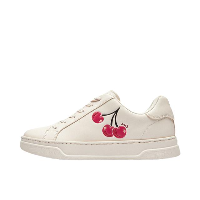 推荐商品：Coach 板鞋 低帮休闲平底中口 CZ361 女款/白垩彩