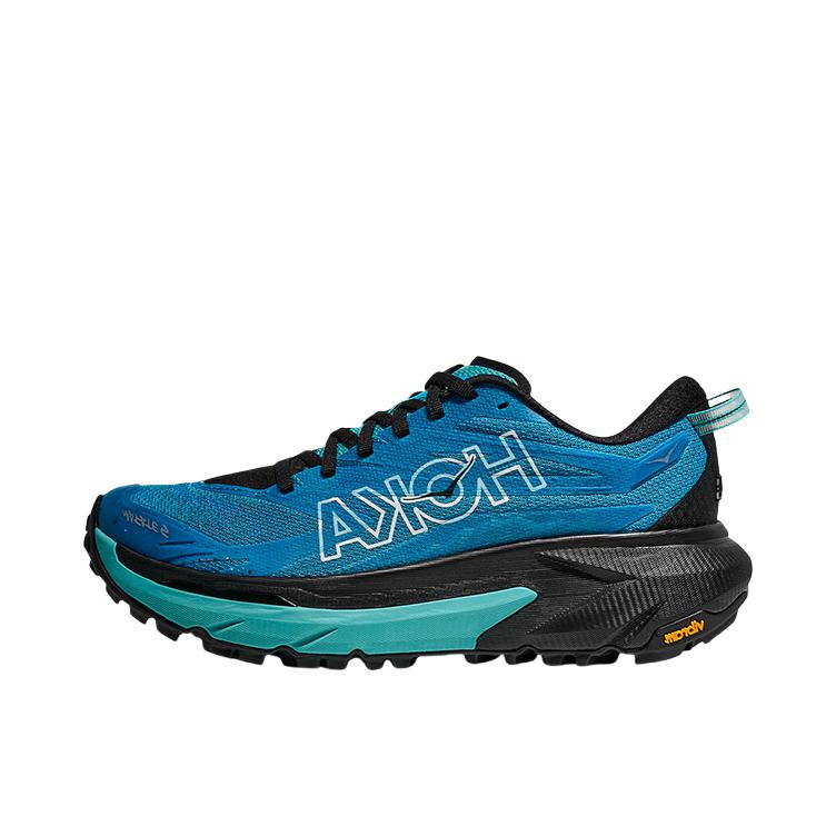 推荐商品：HOKA ONE ONE 马法特 5 MAFATE 5 越野跑鞋 公路透气复古超轻 天际蓝/黑色