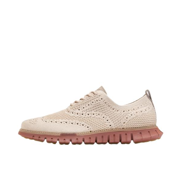推荐商品：Cole haan 运动休闲鞋 透气舒适圆头 C42573 米色