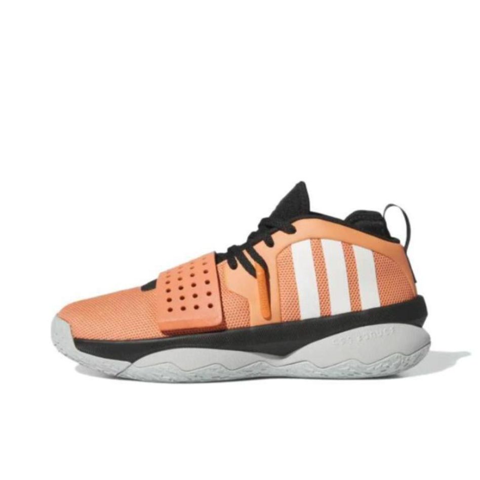 推荐商品：adidas Dame 8 Extply 利拉德 篮球鞋 耐磨防滑回弹缓震轻便实战圆头 橙色/粉色  