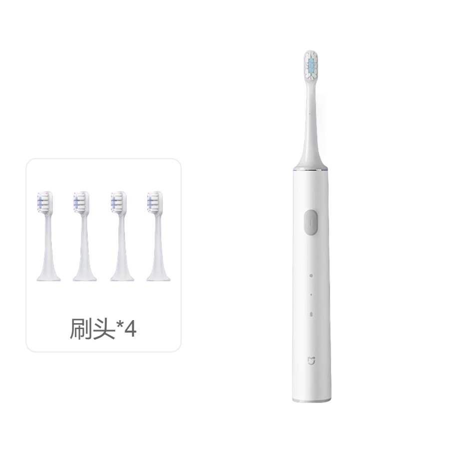 推荐商品：MI/小米 T300 成人款 电动牙刷 充电式 米家声波 两档 磁悬浮马达 软毛刷头 高频振动长续航 防水 高效清洁 闪充