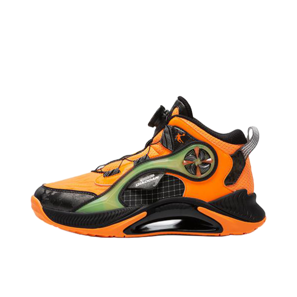 推荐商品：乔丹体育 透气实战 缓震防滑 舒适百搭 童鞋 QM3350112 电光橙/黑色