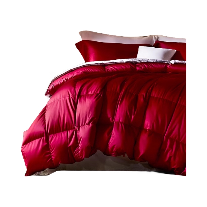 推荐商品：姑苏治锦 B类 涤纶被面 100%桑蚕丝+95%白鹅绒 龙凤双芯子母被