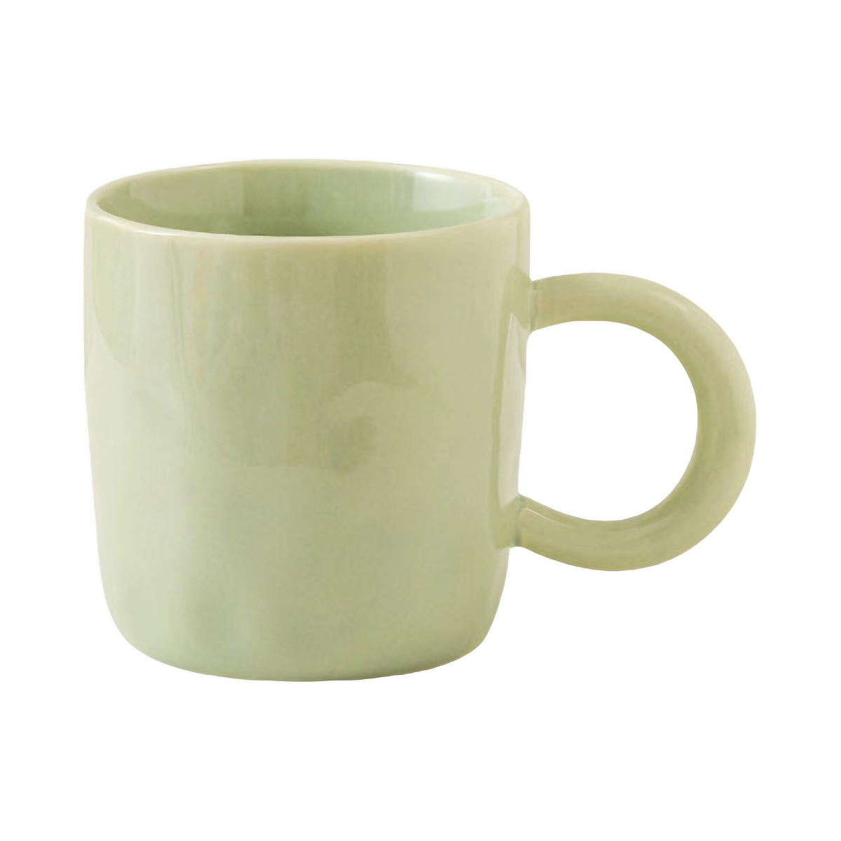 推荐商品：竹木本记 奶油风系列 330ml 直饮式 陶瓷 马克杯 000855