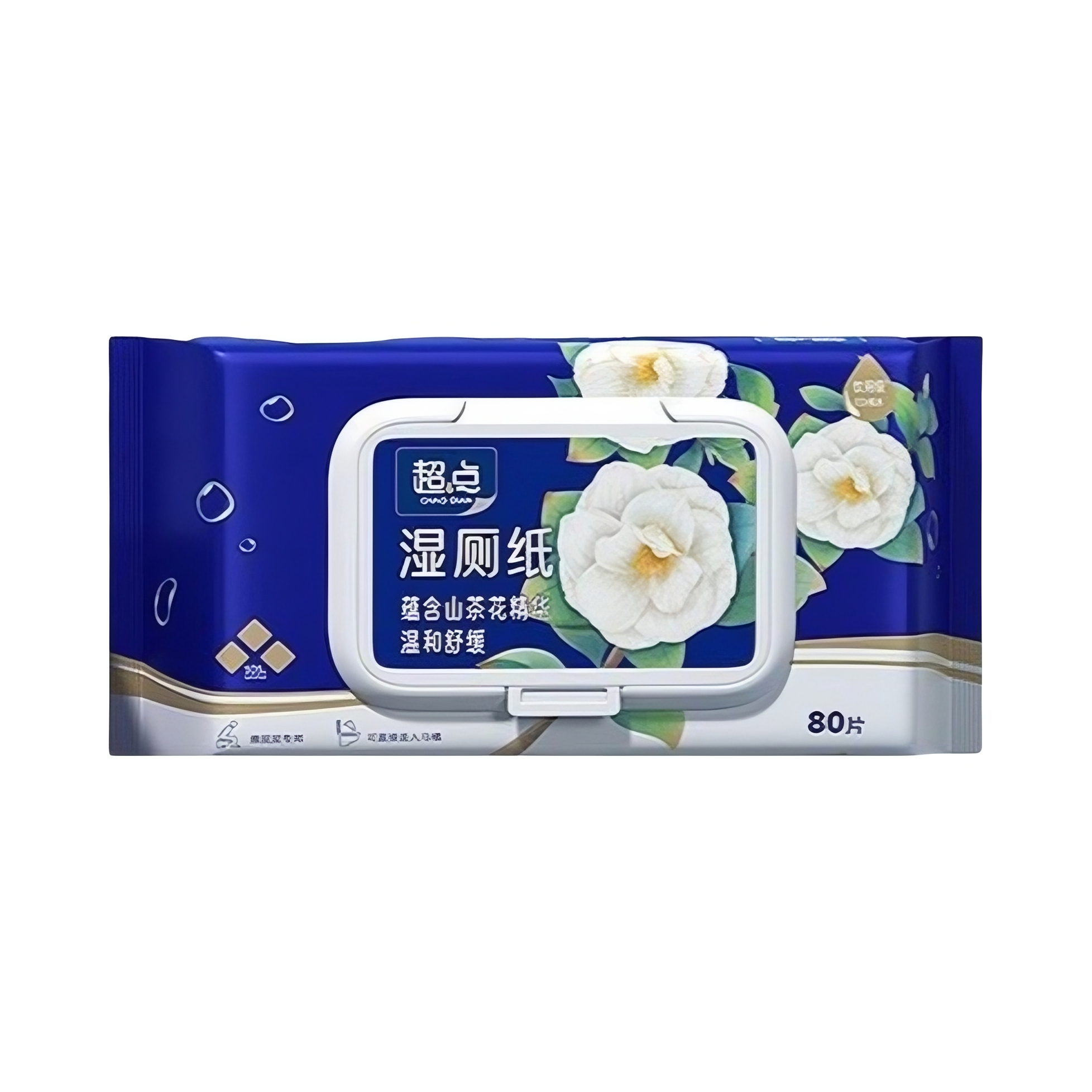 推荐商品：超点 山茶花系列 湿厕纸 袋装