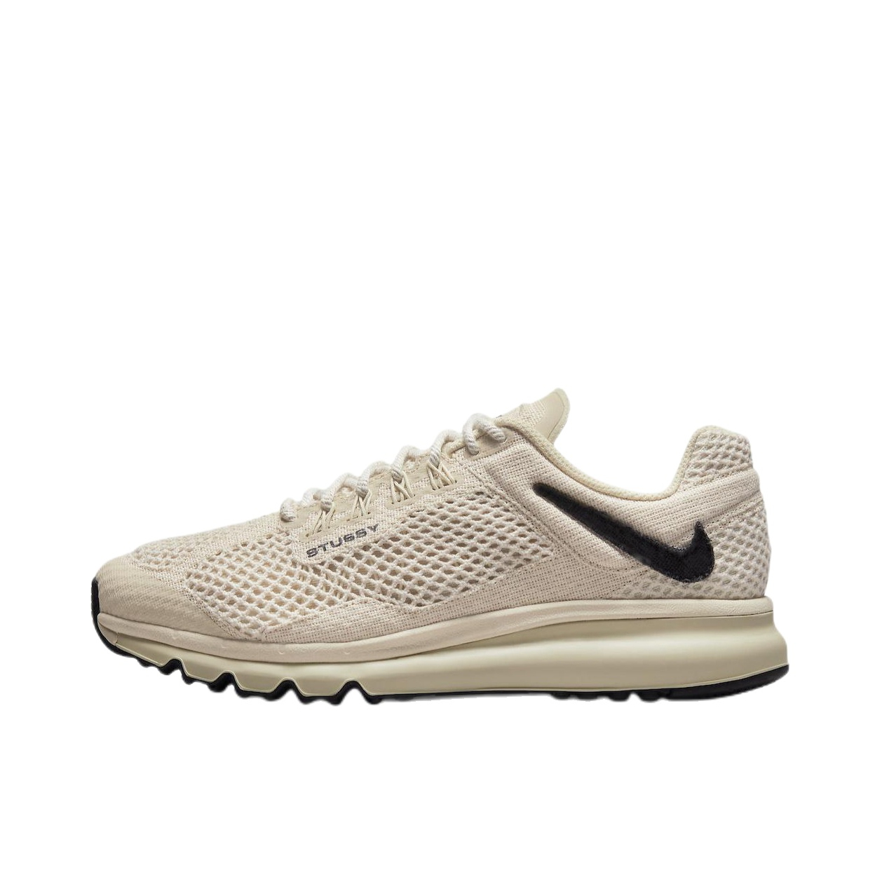 推荐商品：Nike Air Max 2013 跑鞋 气垫缓震舒适透气防滑耐磨复古百搭支撑运动 Stussy联名/沙漠色/倒钩