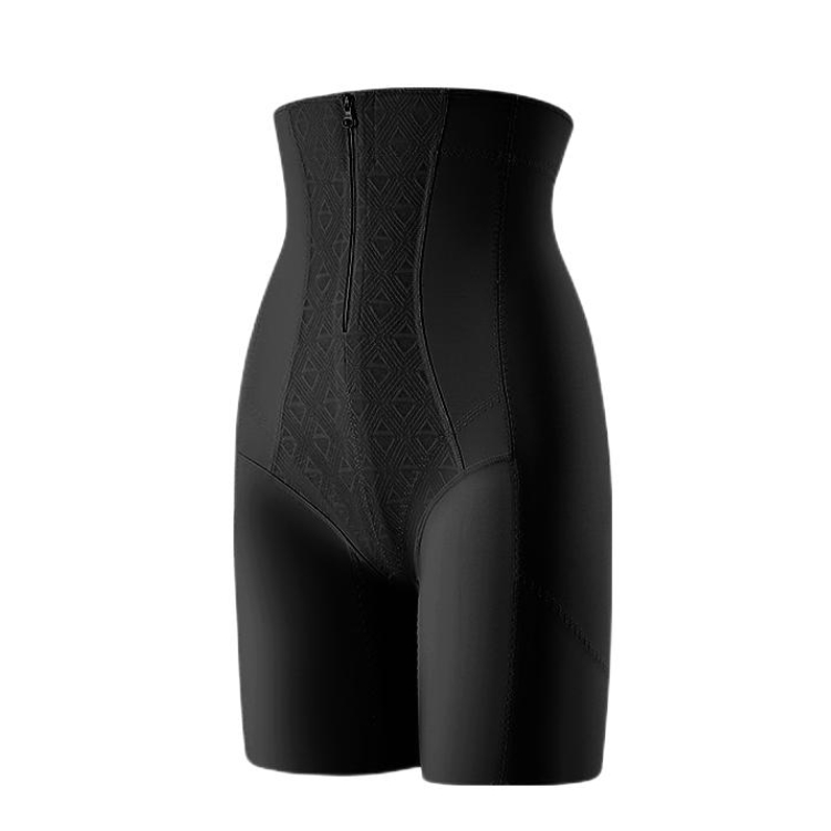 推荐商品：婷美 纯色收腹高腰束腰提臀塑身拉链打底裤 女装 NC2475 黑