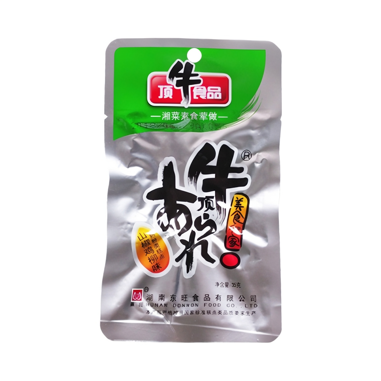 推荐商品：东旺 顶牛 素牛筋粒 辣条 35g 小包装 山椒鸡柳味