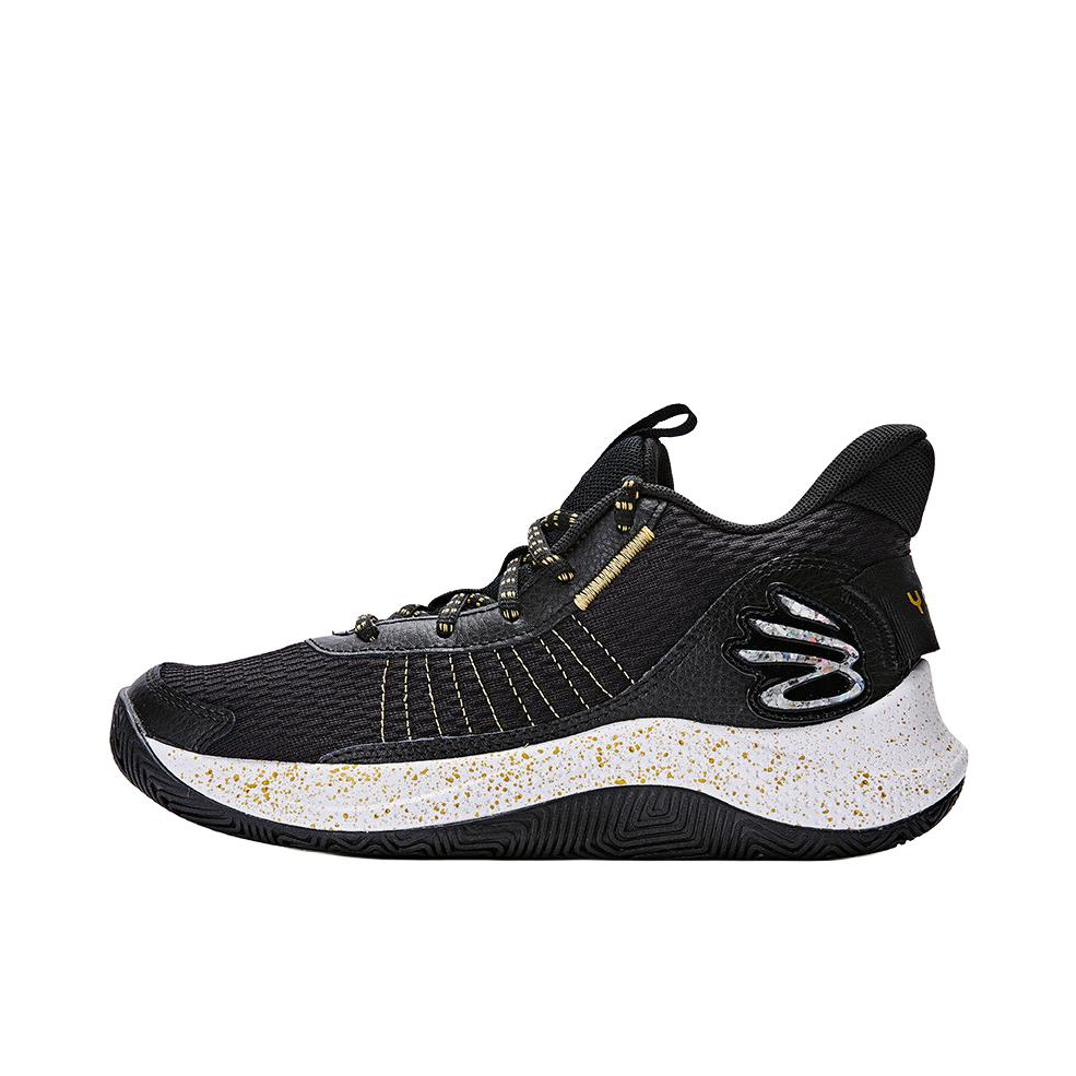 推荐商品：Under Armour/安德玛 Curry 3 Z7 缓震 回弹 圆头 织物 增高支撑 网面 篮球鞋 3026622 大童/黑色