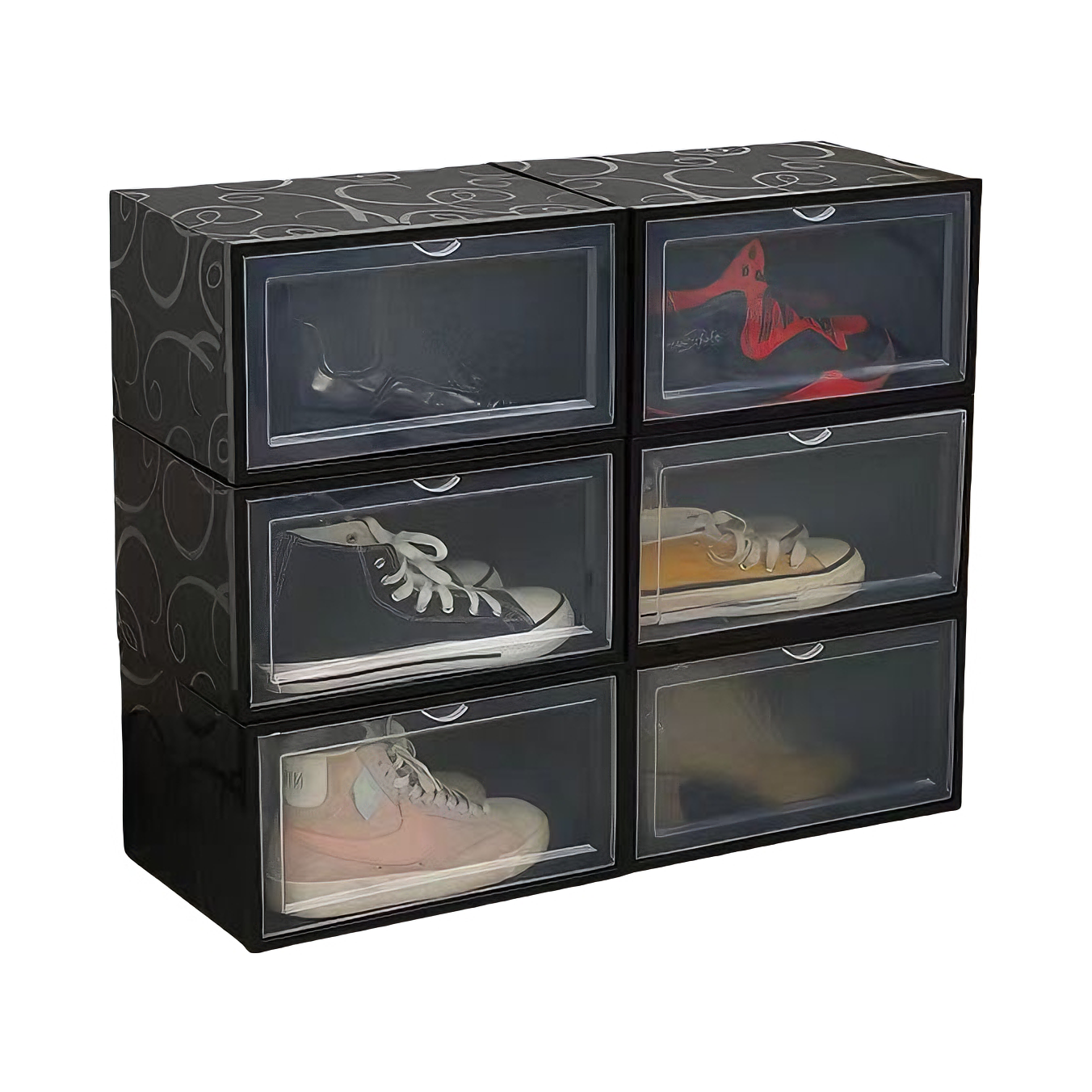 推荐商品：本畅 侧开 透明多功能鞋盒收纳盒