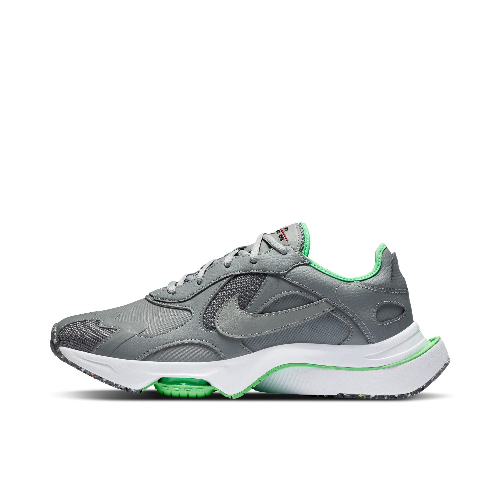 推荐商品：Nike Air Zoom Division 跑鞋 缓震轻便透气防滑耐磨复古运动 微粒灰/浅烟灰/葛绿/白色