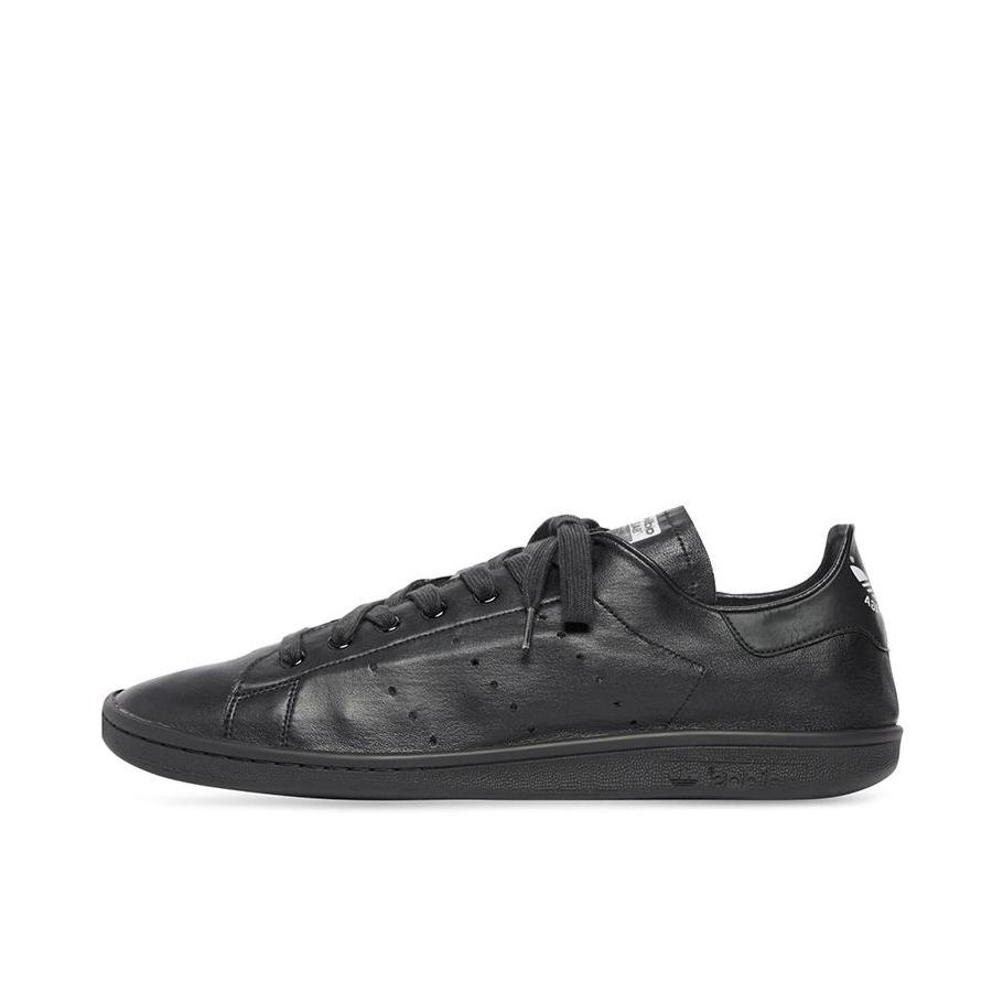 推荐商品：Balenciaga/巴黎世家 Stan Smith 运动休闲鞋 皮革系带时尚低帮做旧 adidas originals联名/黑色