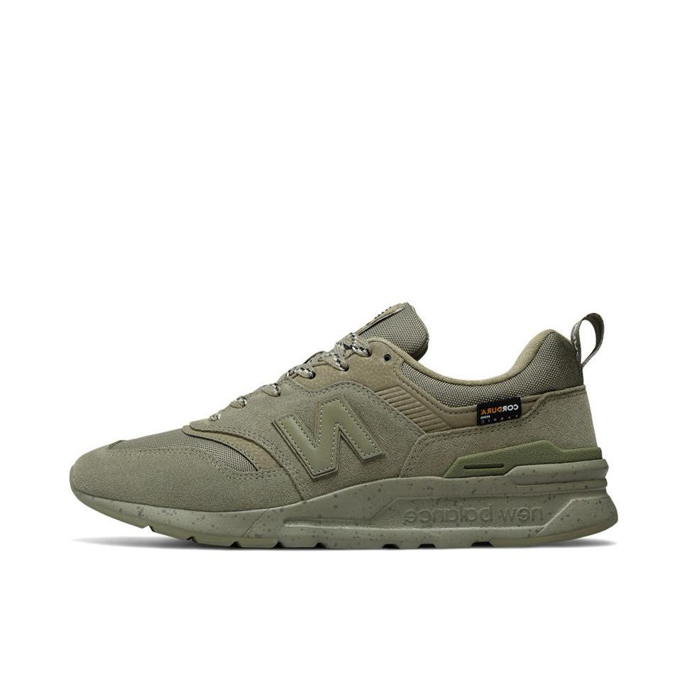 推荐商品：New Balance 997 时尚复古 防滑耐磨 透气舒适 运动休闲鞋 军绿麂皮