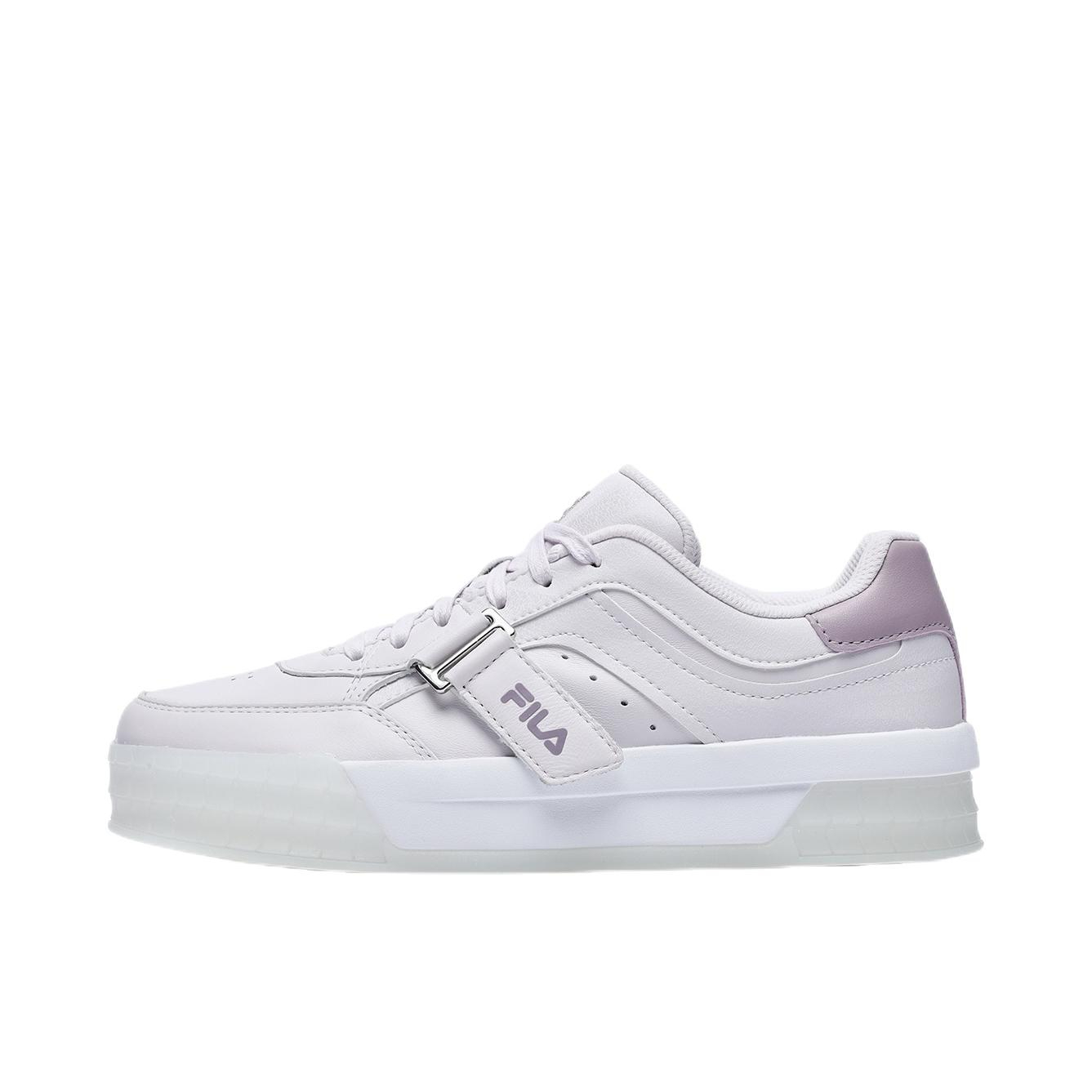 推荐商品：FILA/斐乐 摩登 舒适百搭 防滑耐磨 厚底 休闲 板鞋 F12W231215F 淡紫色