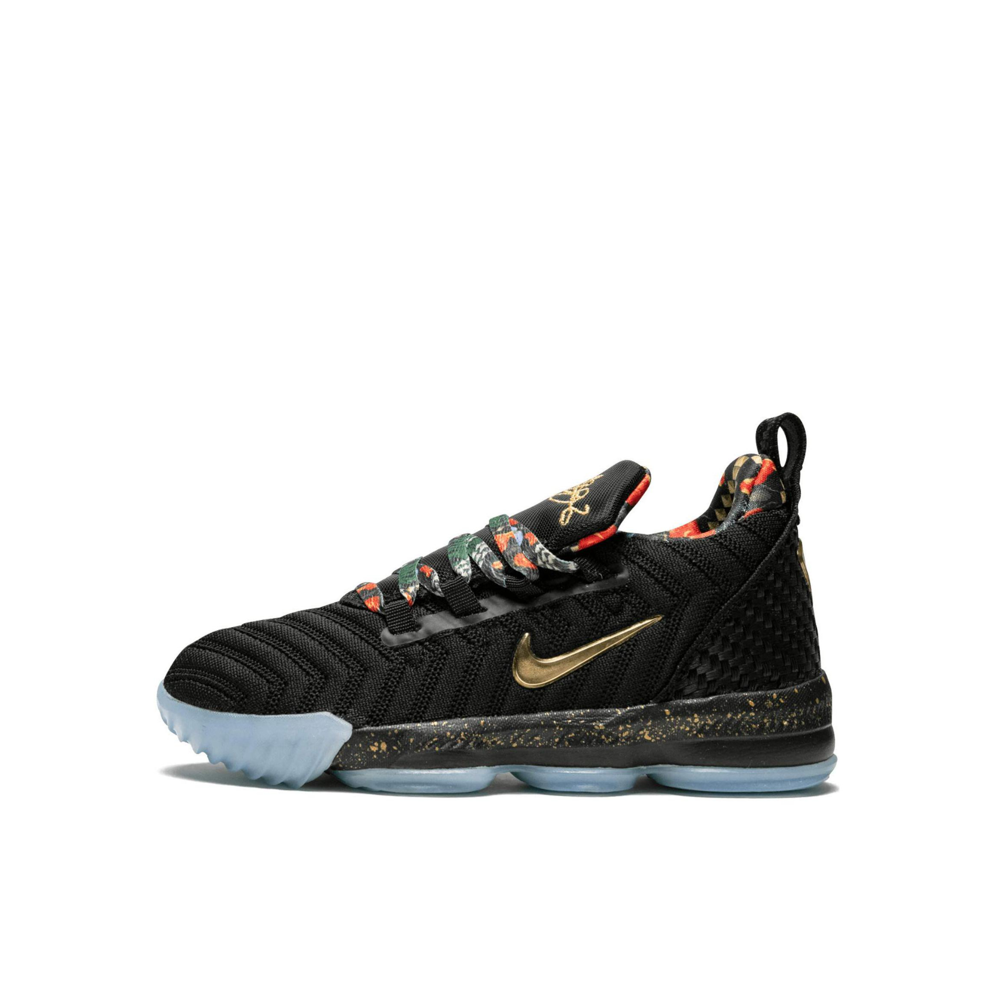 推荐商品：Nike LeBron 16 减震回弹 防滑耐磨 轻便透气 儿童篮球鞋 Watch the Throne 小童/王座
