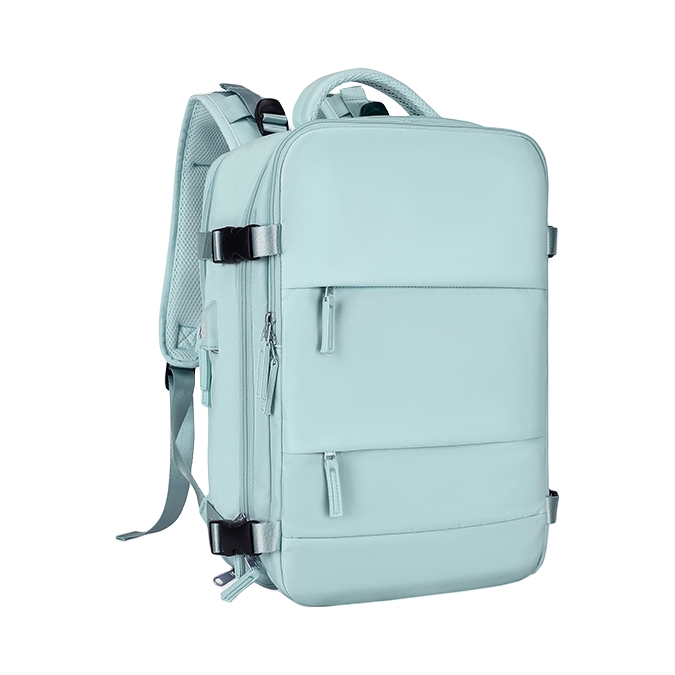 推荐商品：werocker 大容量纯色短途旅行通勤电脑包双肩包