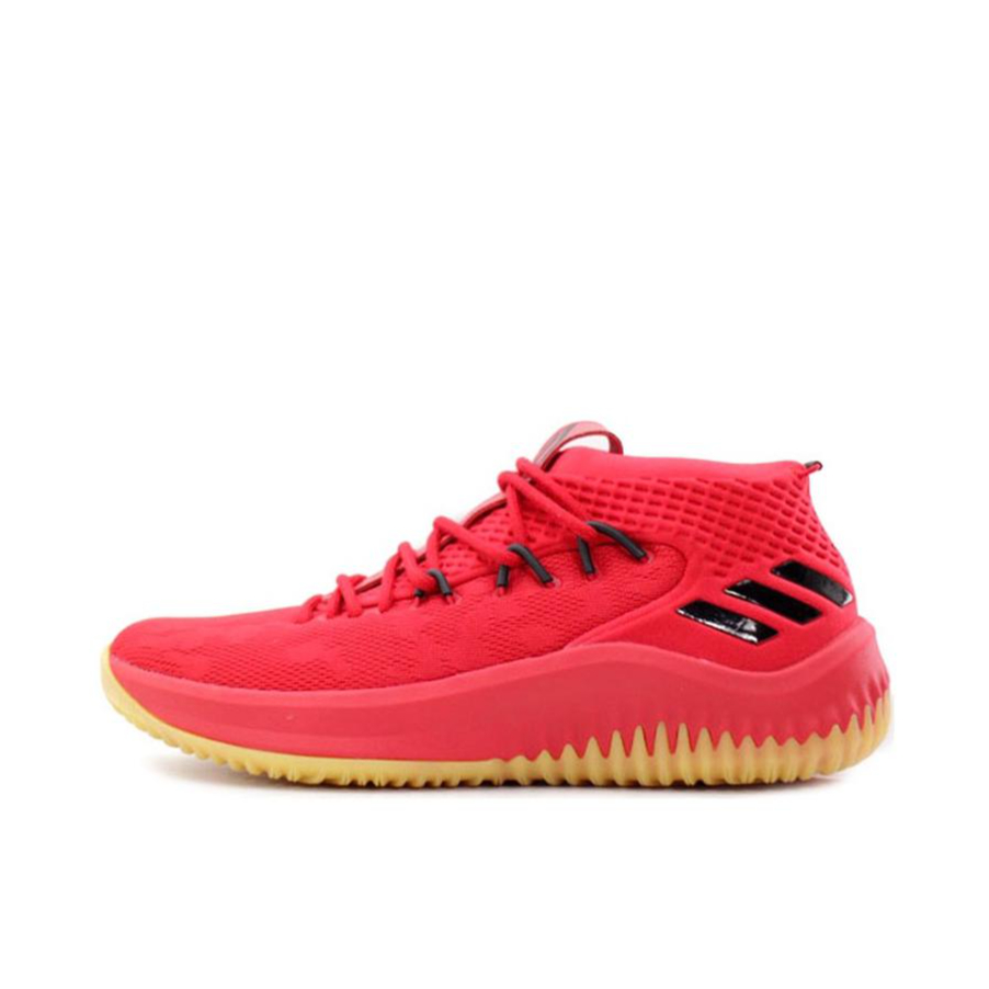 推荐商品：adidas Dame 4 利拉德 篮球鞋 防滑耐磨减震轻便网布 Scarlet 红黑/生胶