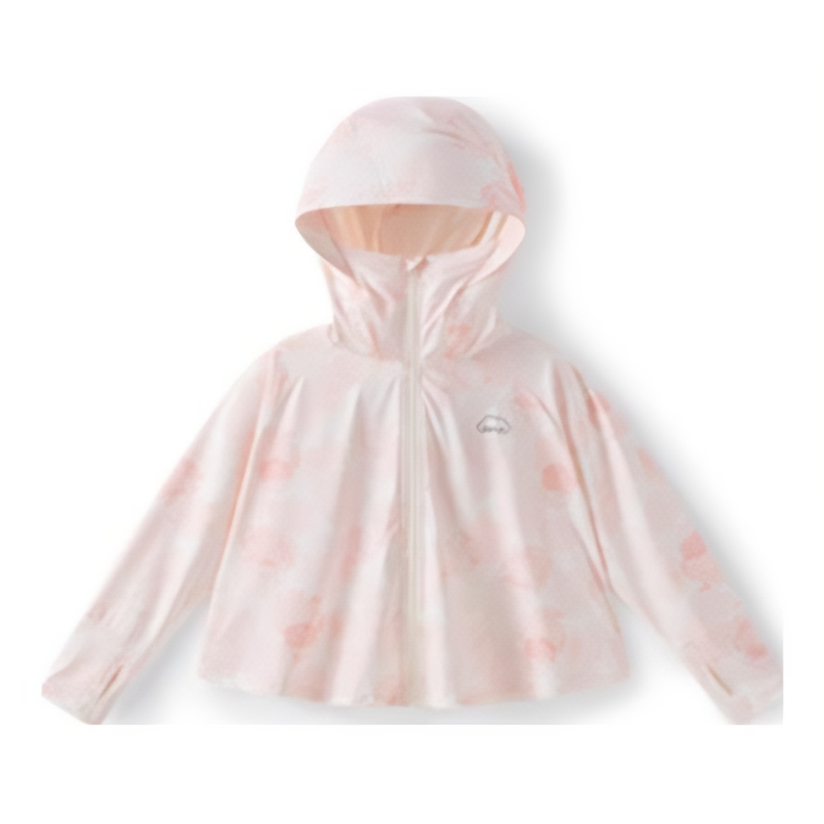 推荐商品：jellybaby童装  防紫外线冰丝薄款渐变连帽防晒衣 中大童 JJN42966 粉