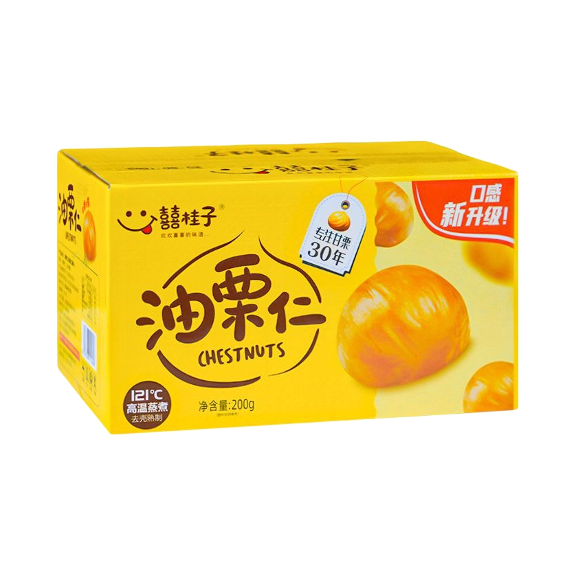 推荐商品：囍桂子 油栗仁 原味 盒装 去壳 200g