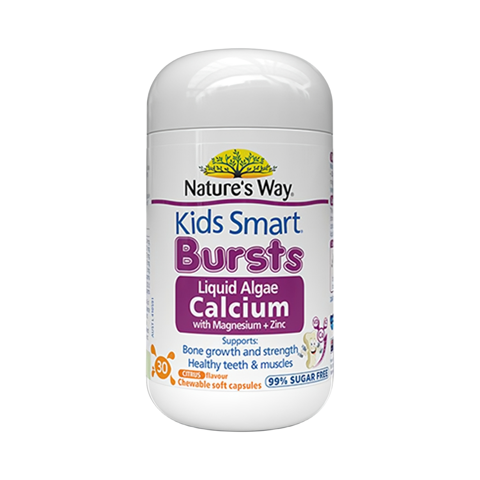 推荐商品：佳思敏/Nature's Way 婴幼儿液体海藻钙镁锌爆浆丸全面成长