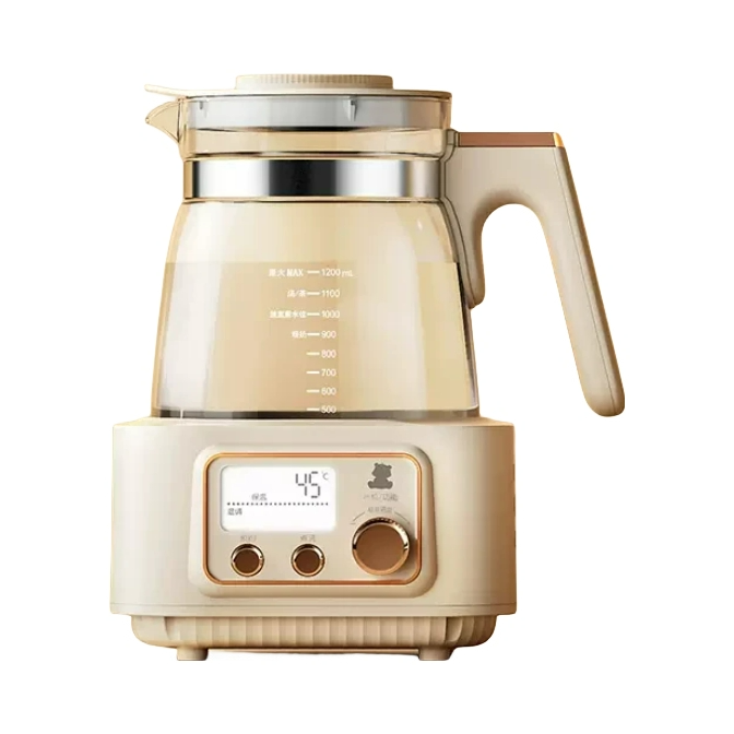 推荐商品：小白熊  婴儿全玻璃II代智能恒温调奶器 暖奶温奶二合一水壶