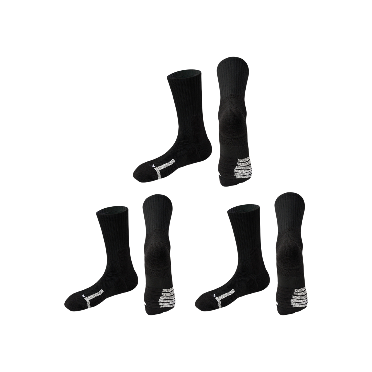 推荐商品：itb/氢蓝 24SS拼色透气耐磨防滑加厚毛巾底中筒袜 435-501