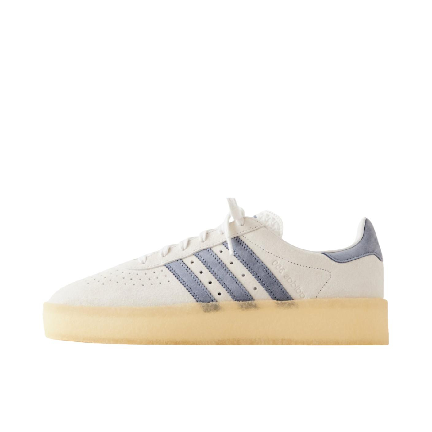 推荐商品：adidas Oyster 350 舒适轻便 防滑耐磨 简约 休闲鞋 KITH联名/白色/蓝色