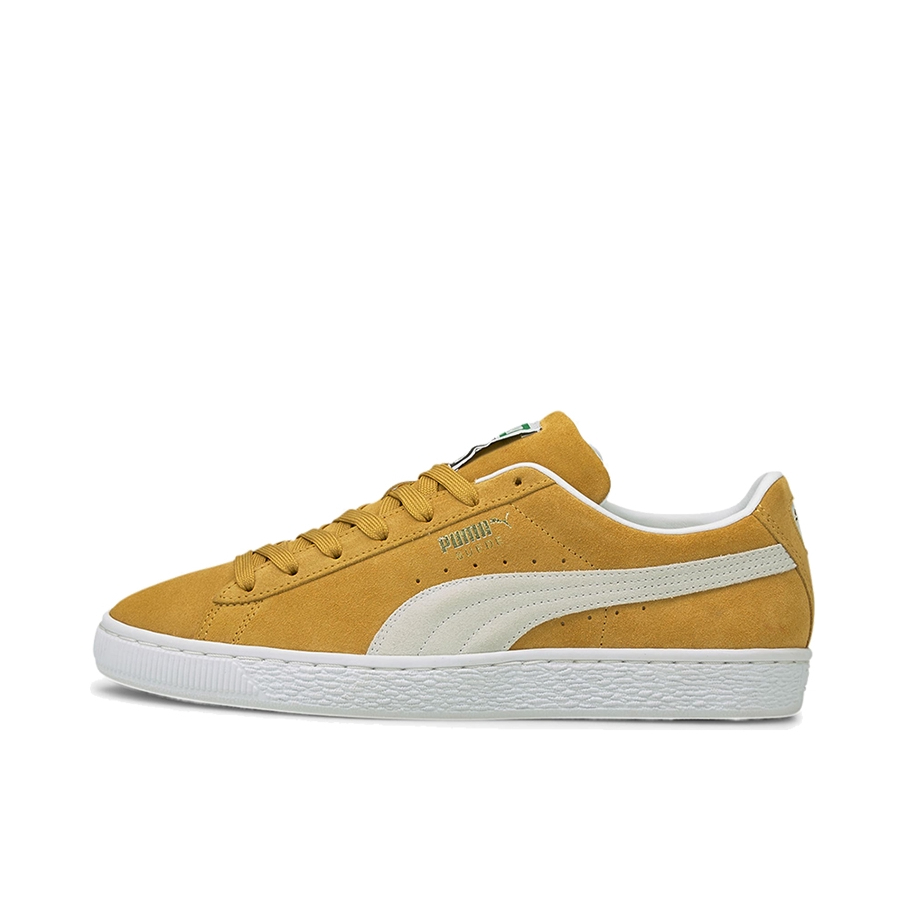 推荐商品：Puma/彪马 Suede Classic 面包鞋 板鞋 舒适百搭防滑耐磨轻便透气复古低帮圆头 黄白
