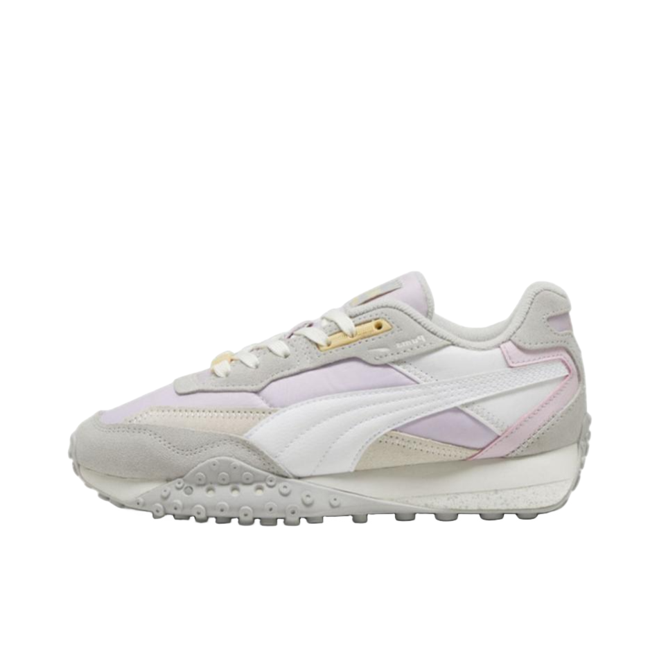 推荐商品：Puma/彪马 Blktop Rider 运动休闲鞋 防滑耐磨舒适百搭复古轻便透气 淡紫色/彪马白