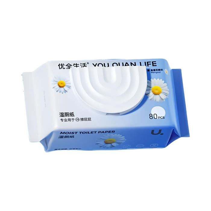 推荐商品:优全生活 洋甘菊湿厕纸 可冲马桶擦屁股加厚