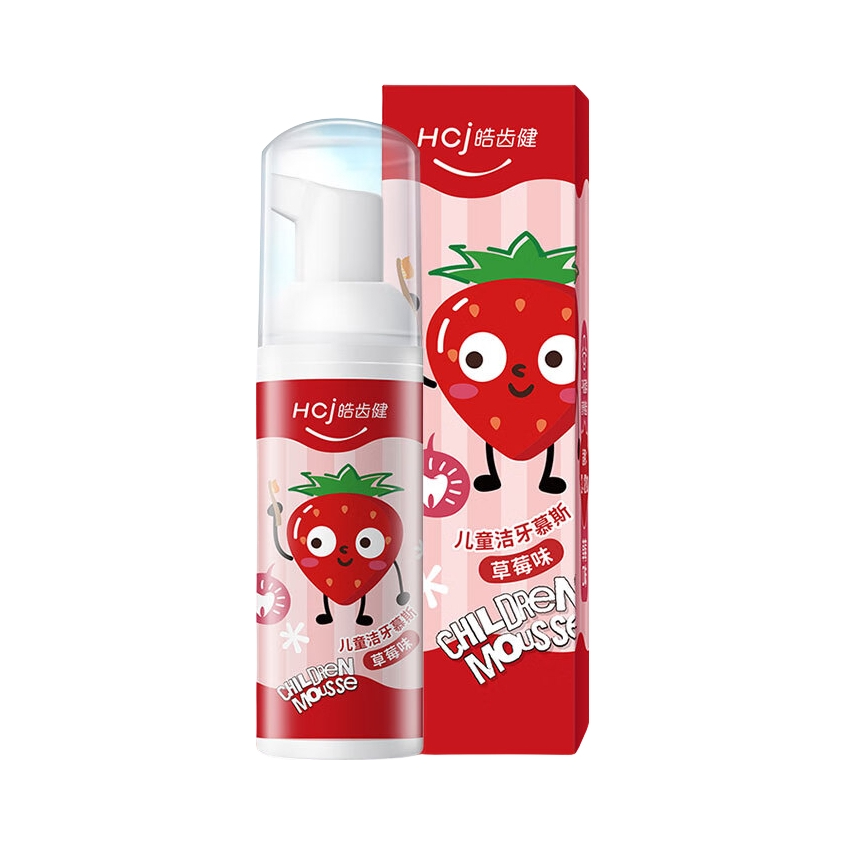 推荐商品：皓齿健 儿童洁牙慕斯液体健齿二合一无氟