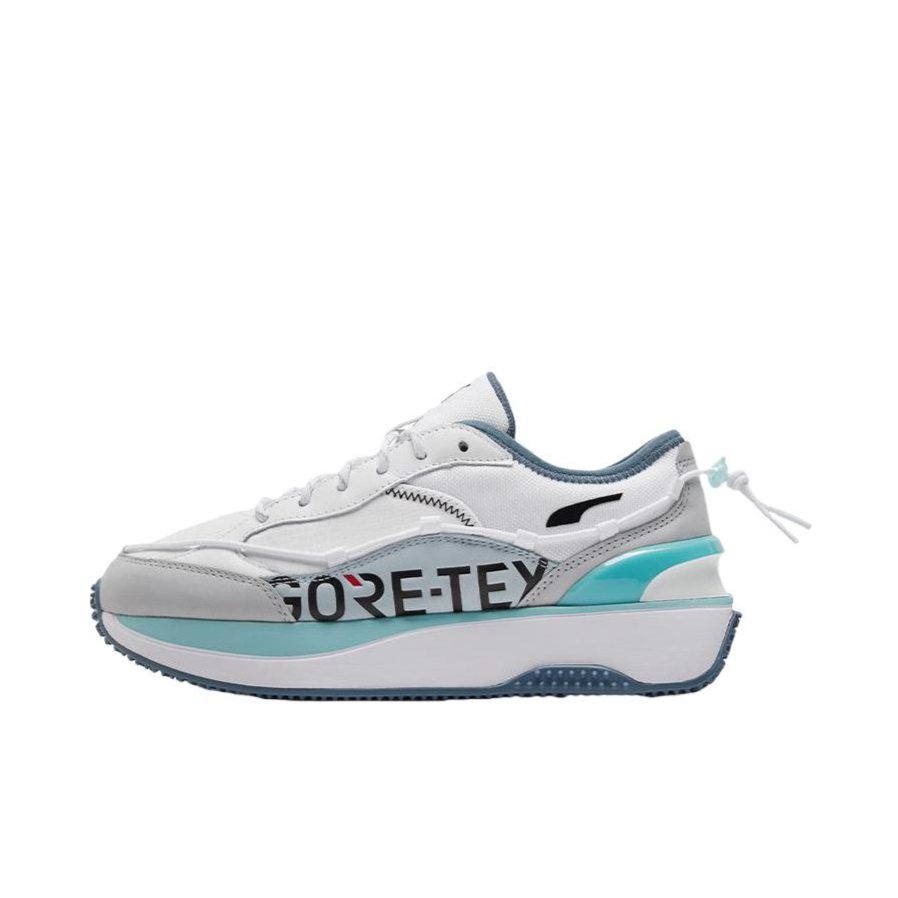 推荐商品：Puma/彪马 Cruise Rider 时尚潮流 复古休闲 轻便运动 防滑耐磨 厚底鞋 女款/白色/水泥灰