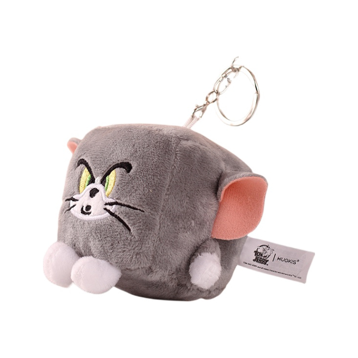 推荐商品：HUGKIS/皓奇乐 猫和老鼠 搞怪正方形汤姆猫毛绒挂件 周边