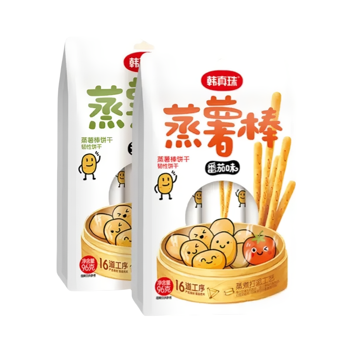 推荐商品：韩真珠 儿童蒸薯棒酥脆饼干棒棒饼