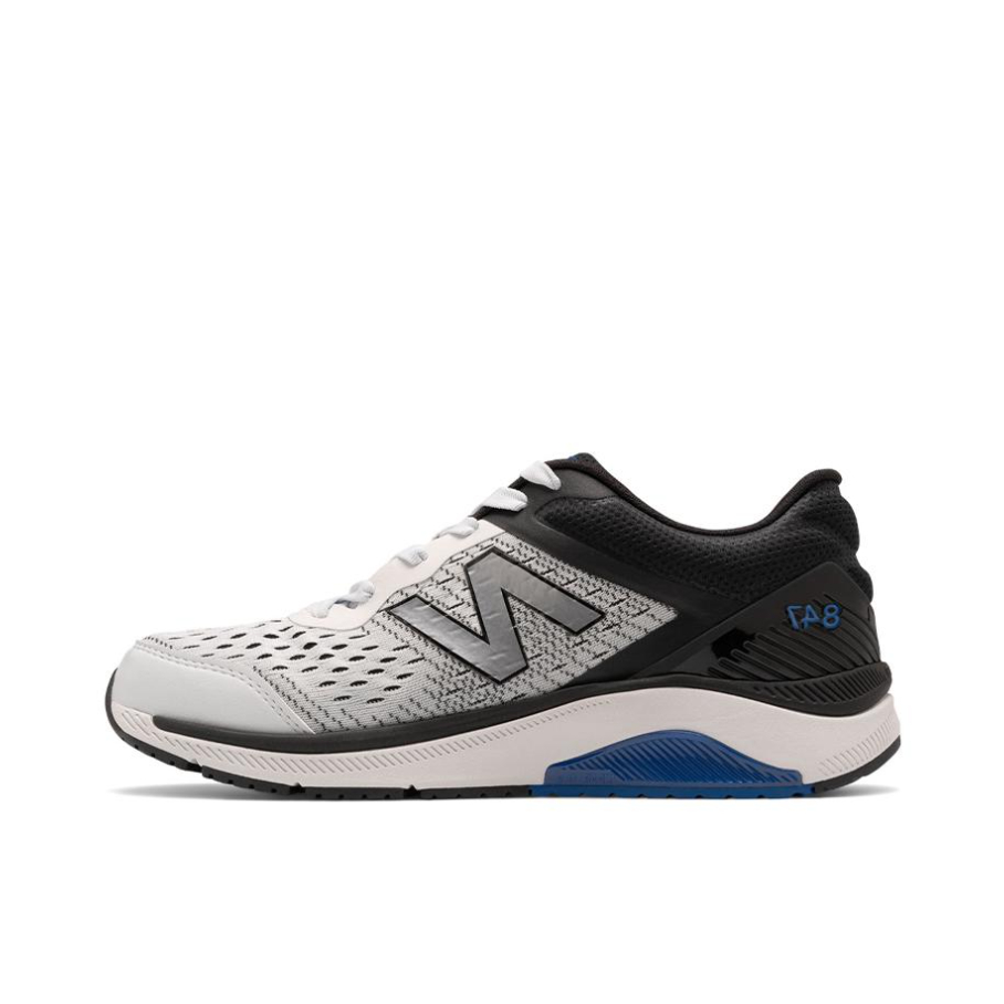 推荐商品：New Balance 847 防滑减震 稳定支撑 网面透气 跑鞋 白色/黑色