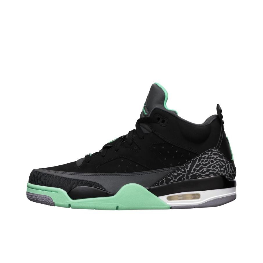 推荐商品：Air Jordan Son of Mars 火星之子 篮球鞋 复古时尚防滑耐磨减震包裹性拼接合成革织物 Low Green Glow 黑绿