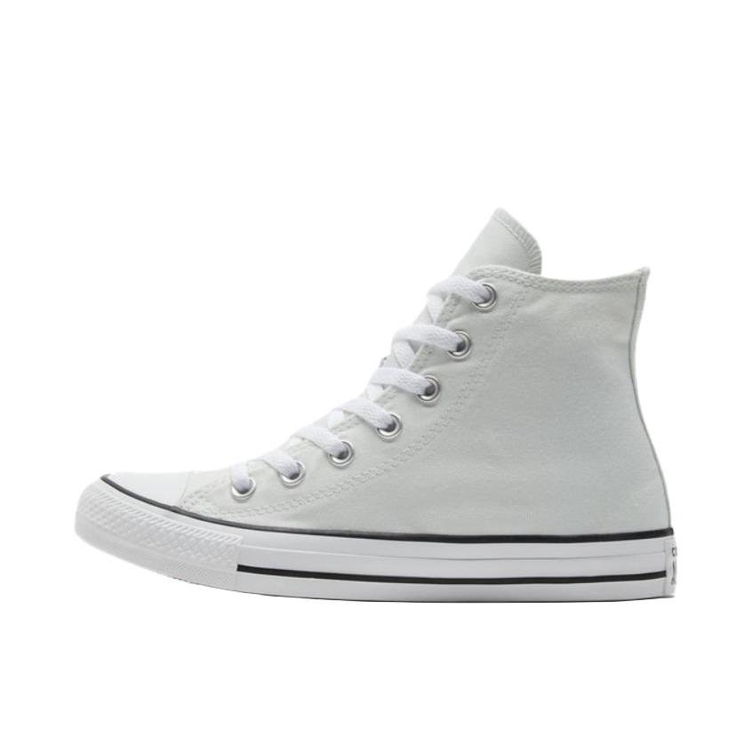 推荐商品：Converse/匡威 Chuck Taylor All Star 帆布鞋 常青款轻便防滑耐磨百搭复古圆头减震贴合高帮 浅绿色/白色/皮面