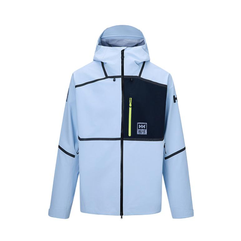 Helly Hansen 2026SS 防水防风连帽长袖冲锋衣 HC6SSCJ22U 蓝
