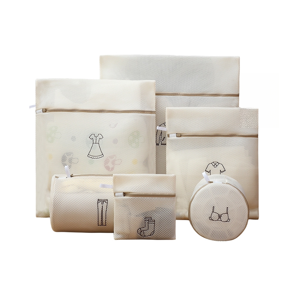 推荐商品：沃尊 双层加厚机洗专用 洗衣袋护洗袋 6件套组合