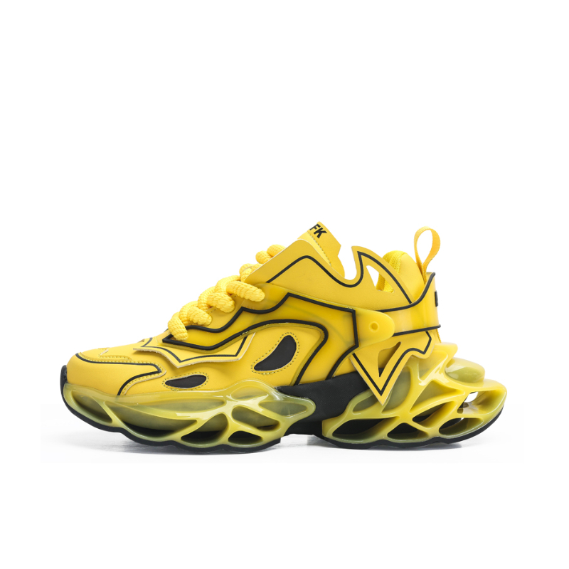 推荐商品：DAFK/刀锋 时尚百搭 增高 跑鞋 DF231101 黄色