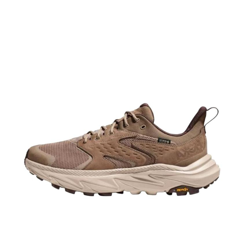 推荐商品：HOKA ONE ONE Anacapa 2 牛皮 增高 防滑耐磨 织物 合成革 防水 登山鞋 户外休闲鞋 沙色/牛津黄