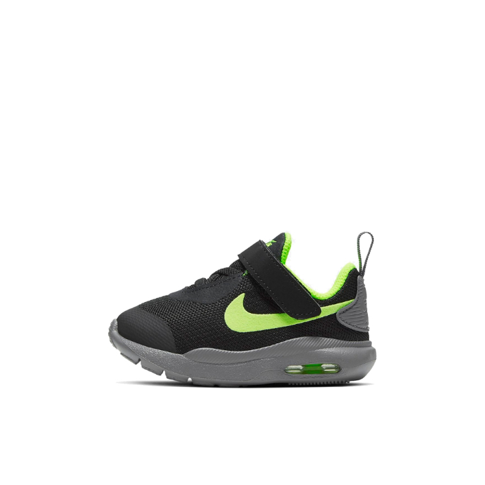 推荐商品：Nike Air Max Oketo 透气舒适 魔术贴 缓震耐磨 运动鞋儿童 婴童/黑色/绿色